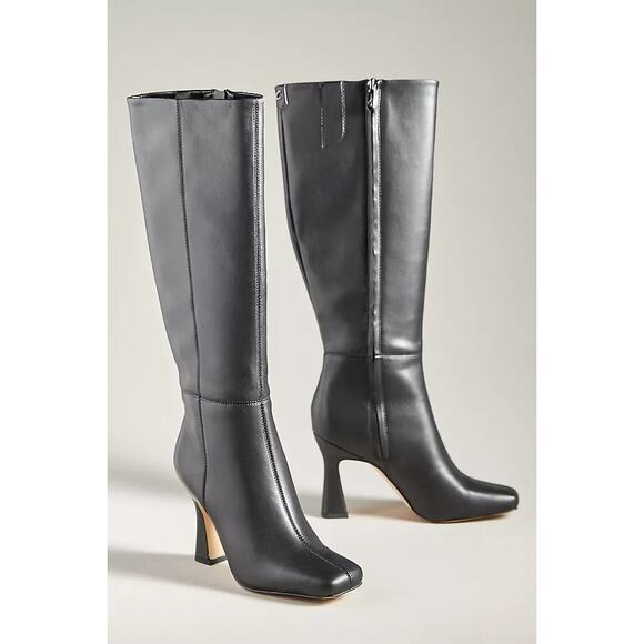 Sam Edelman Circus NY Emmy Tall Boots Square Toe Zip Up in Black Size 9 1/2 - Picture 2 of 8